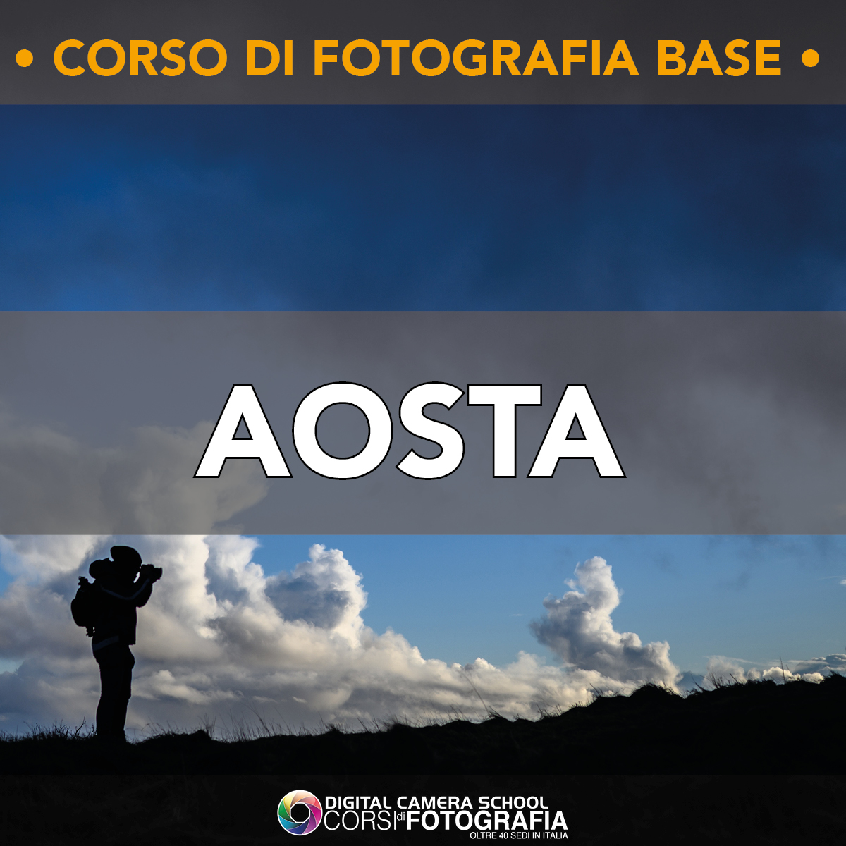 Aosta - Corso di fotografia base <br> 07/08 marzo 2026 - Formula Week-End