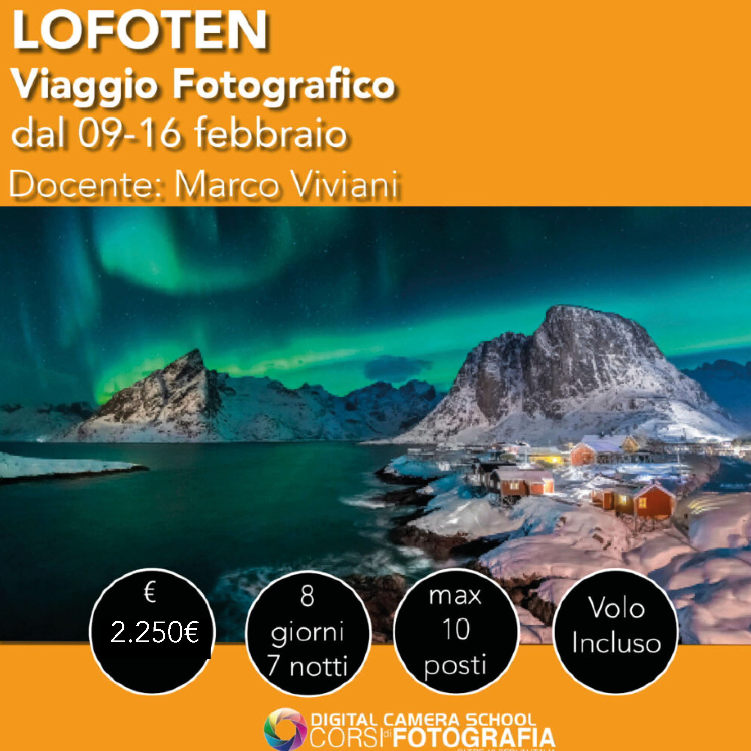 LOFOTEN (Norvegia) <br> dal 09-16 febbraio 2026