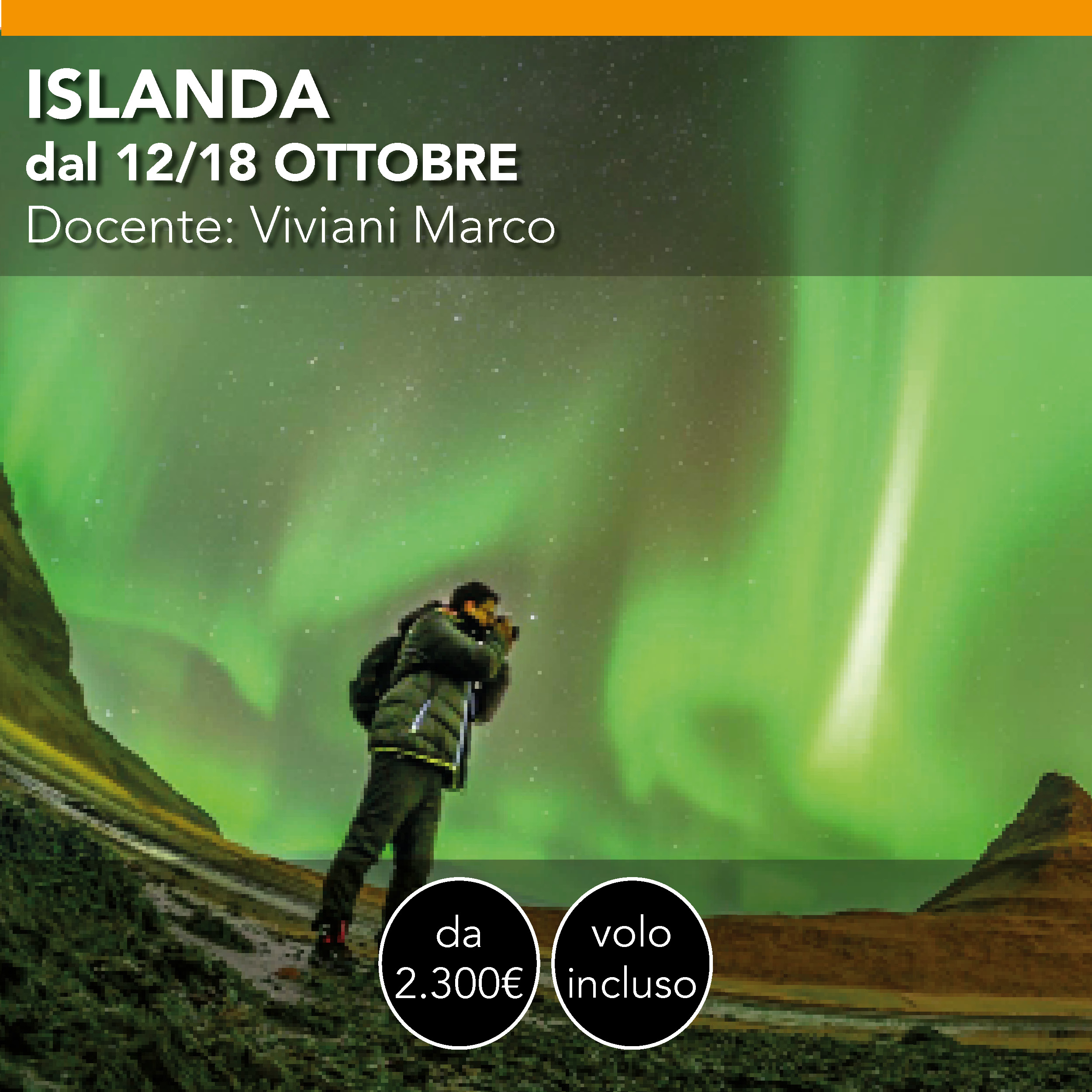 ISLANDA <br> dal 12-18 ottobre 2026