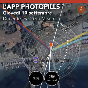 L'App Photopills<br>Giovedì 17 settembre