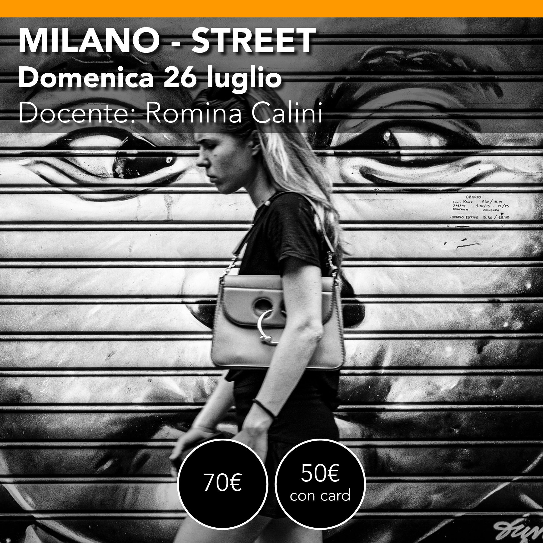 Milano <br> Street Photography <br> Domenica 26 luglio