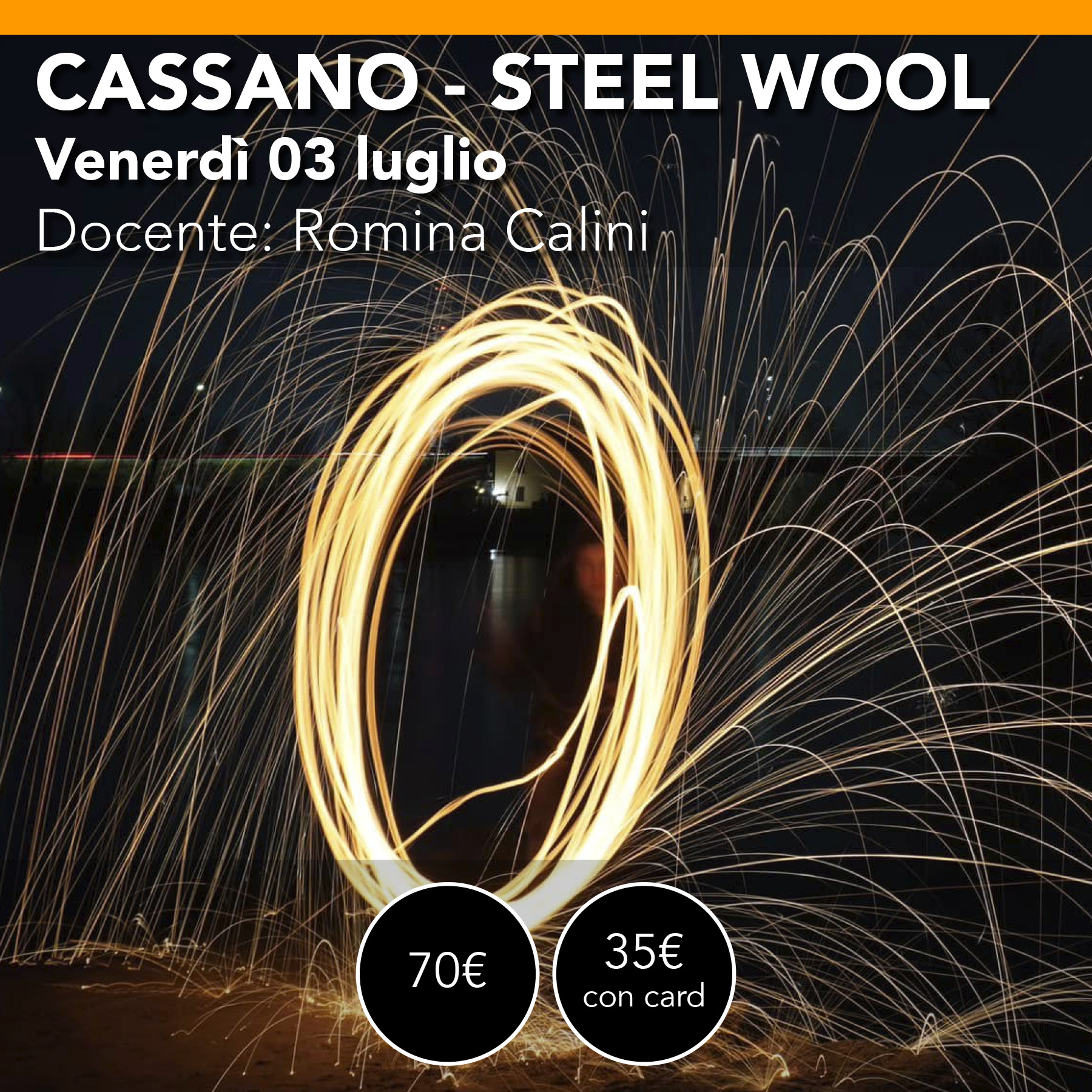 Castello di Cassano<br>Workshop Light Painting<br>Venerdì 03 luglio