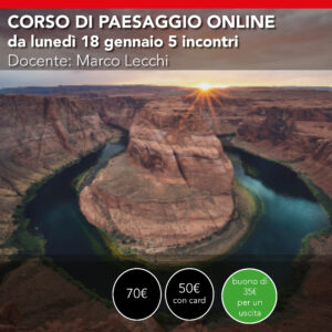 Corso di Paesaggio completo<br> 5 Incontri da lunedì 18 gennaio 2027