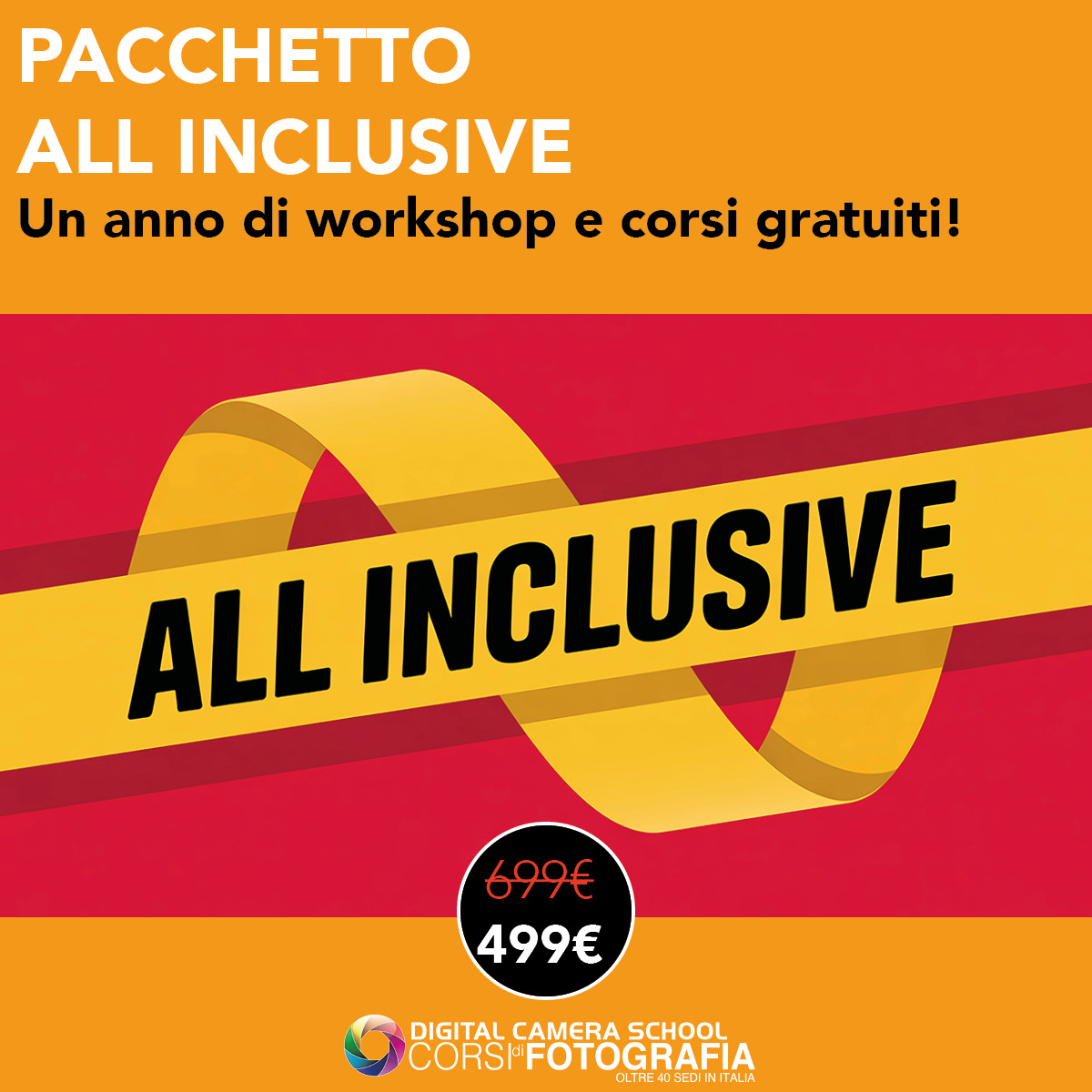 Buono All Inclusive. Se ami fotografare non puoi mancare!