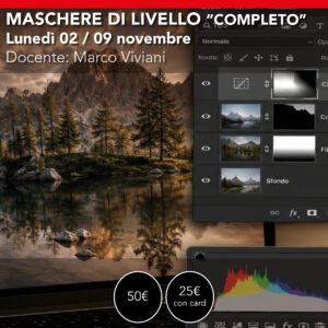 Maschere di livello <br> Lunedì 02 & 09 Novembre