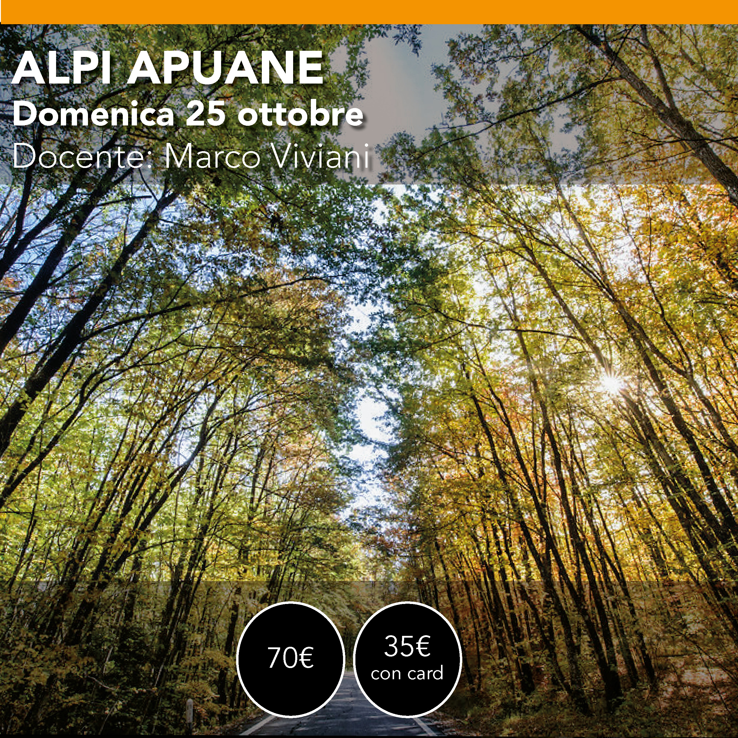 ALPI APUANE<br> Foliage E Macro <br> domenica 25 ottobre