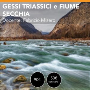 Gessi Triassici e fiume Secchia (Reggio Emilia) <br> Paesaggio, lunghe esposizioni <br> Domenica 18 aprile 2027