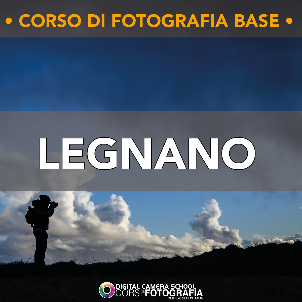 Legnano - Corso di fotografia base - <br> Da giovedì 11 febbraio 2027